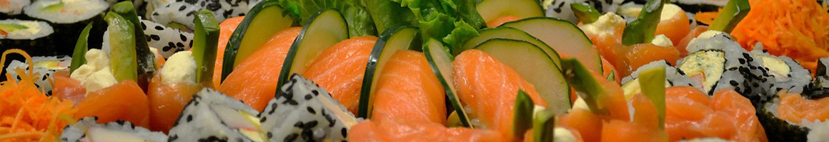 Eating Sushi at Sushi Garden restaurant in Anchorage, AK.